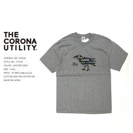 50%OFF CORONA utility コロナ CT072 TEE CROW TEE Tシャツ