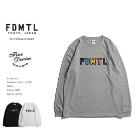 40%OFF FDMTL ファンダメンタル SASHIKO LOGO L/S TEE ロゴ ロンT