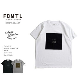 40%OFF FDMTL fundamental ファンダメンタル SQUARE SASHIKO TEE Tシャツ 刺し子