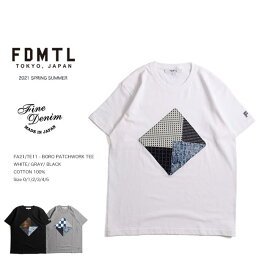 30%OFF FDMTL ファンダメンタル BORO PATCHWORK TEE パッチワークTシャツ
