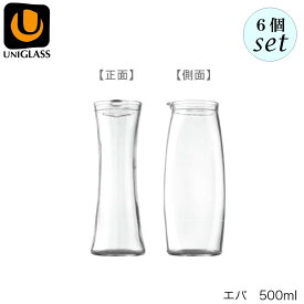 UNIGLASS ユニグラス エバ 500ml 6個セット YIOULA Glassworks ブルガリア製 デキャンタ