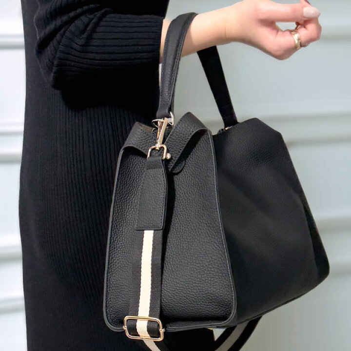 楽天市場】本革 ショルダーバッグ ハンドバッグ レディース 2way 黒  