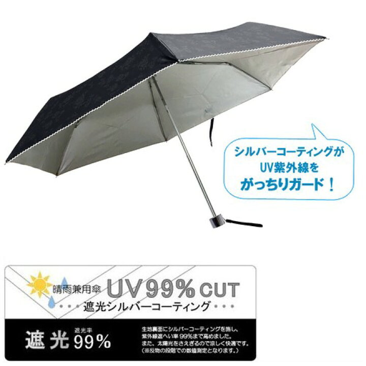 楽天市場 Line登録で3円offクーポン 日傘 遮光 折りたたみ 晴雨兼用 Uvカット 日焼け防止 軽量 折り畳み ひがさ かわいい 折りたたみ日傘 黒 ブラック おしゃれ 3段階 3つ折 シルバーコーティング 折りたたみ傘 かさ カサ 人気 送料無料 Lune ルネ 楽天市場店