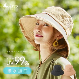 本日はポイント5倍デー！ 帽子 レディース UV 遮光 日よけ UVカット率99％以上 撥水加工 ブラック ベージュ UVカット uvカット帽子 あご紐 むれにくい 内側 メッシュ 生地 日よけ帽子 折りたたみ 大人 おしゃれ 日焼け防止 黒 農作業 運動会 アウトドア 海 夏 UV 母の日