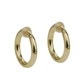 【マラソン限定★10%OFFクーポン!】フープイヤリング K18 18金 ゴールド シンプル レディース パイプスプリント 3×20mm 刻印入り 日本製 ペア ノンホールピアス 地金 両耳分【人気アイテム】【即納】