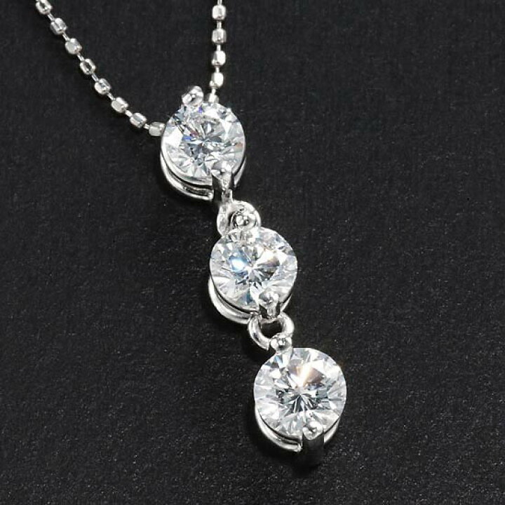 楽天市場】ダイヤモンド ネックレス レディース Dカラー 1.0ctup  