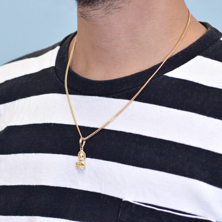 楽天市場】18金 喜平ネックレス メンズ K18 ゴールド 阿弥陀如来 徳力  