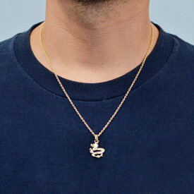 ネックレス メンズ K18 18金 ゴールド ダイヤモンド ドラゴン 龍 ペンダント 50cm テクスチャアズキチェーン 日本製 刻印入り 鑑別書付き プレゼント ギフト