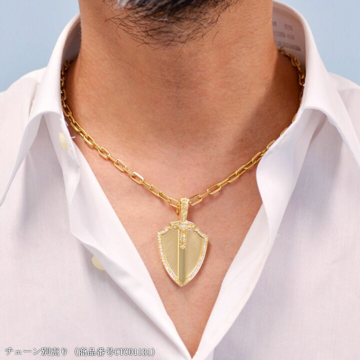 楽天市場】【ポイント10倍】ペンダントトップ メンズ 18金 K18 18K 