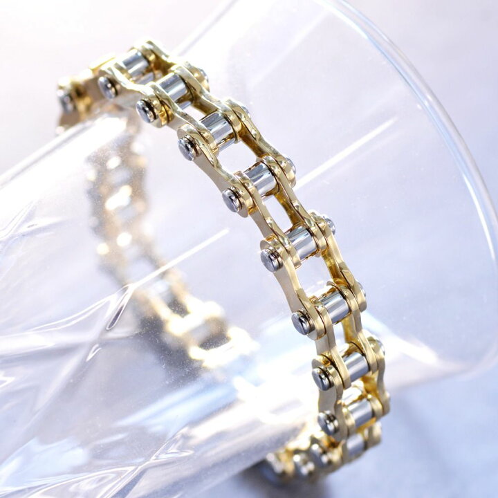 楽天市場】ブレスレット メンズ K18 18K 18金 プラチナ コンビ メンズ 