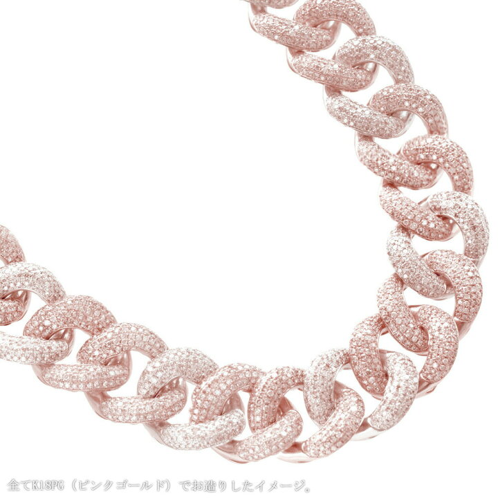 楽天市場】喜平ネックレス K18 18K ダイヤモンド 33カラット マイアミ  