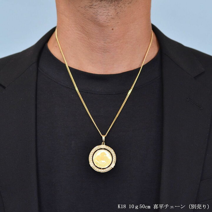 楽天市場】コインペンダントトップ メンズ K24 純金 1/5oz  
