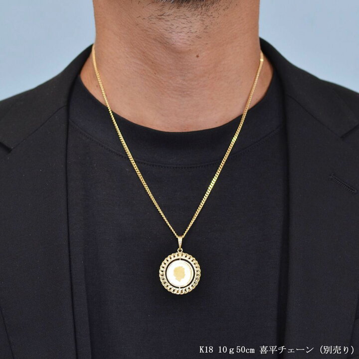 楽天市場】コインペンダントトップ メンズ K24 純金 1/10oz 