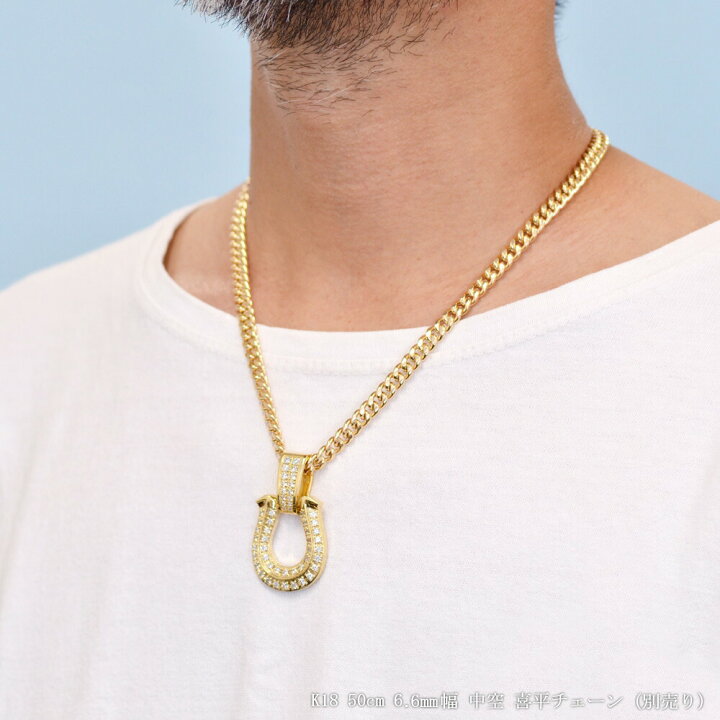 ペンダントトップ メンズ K18 18金 喜平用 メンズペンダントトップ 