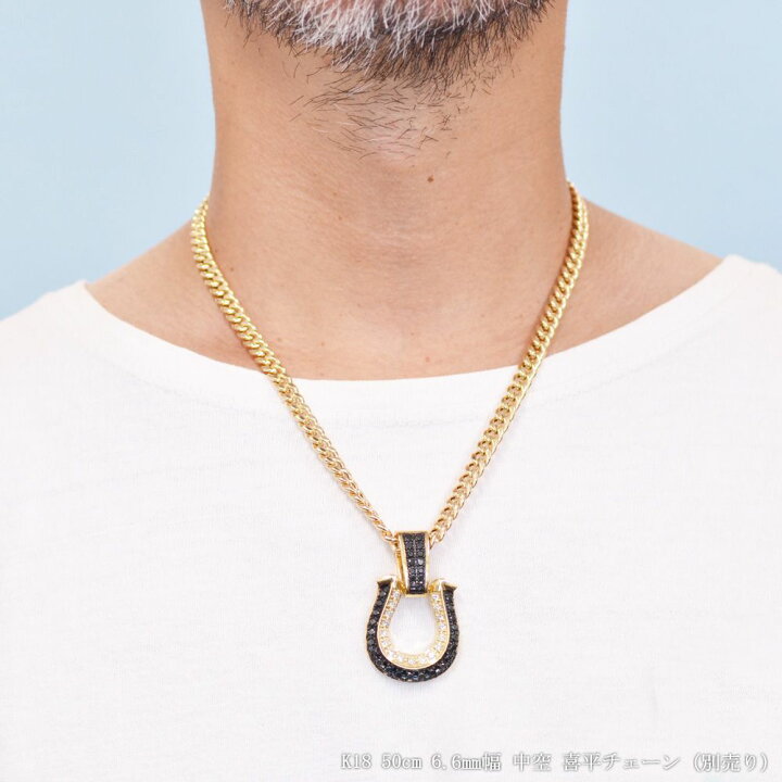 楽天市場】ペンダントトップ メンズ 18金 K18 18K 喜平用 ダイヤモンド 