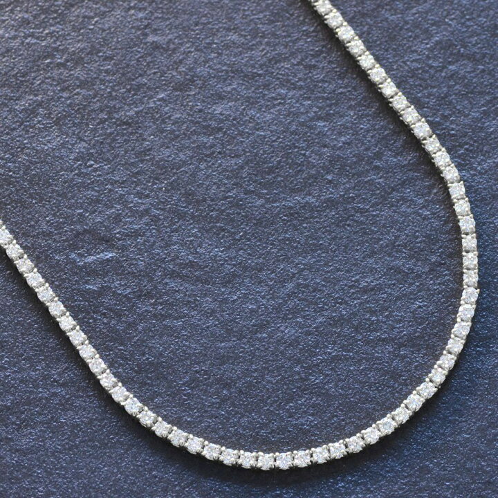 楽天市場】テニスネックレス メンズ プラチナ ダイヤモンド 7  
