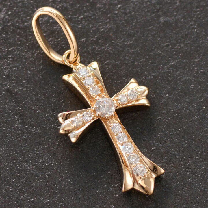 楽天市場】ペンダントトップ メンズ 18金 K18 18KPG ダイヤモンド  