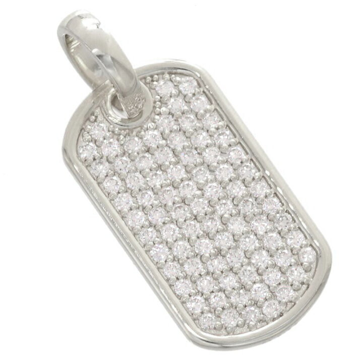 楽天市場】ペンダントトップ メンズ 18金 K18 18KWG ダイヤモンド  