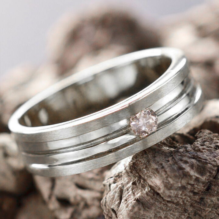 楽天市場】メンズリング 18金 指輪 K18 18KWG ホワイトゴールド  