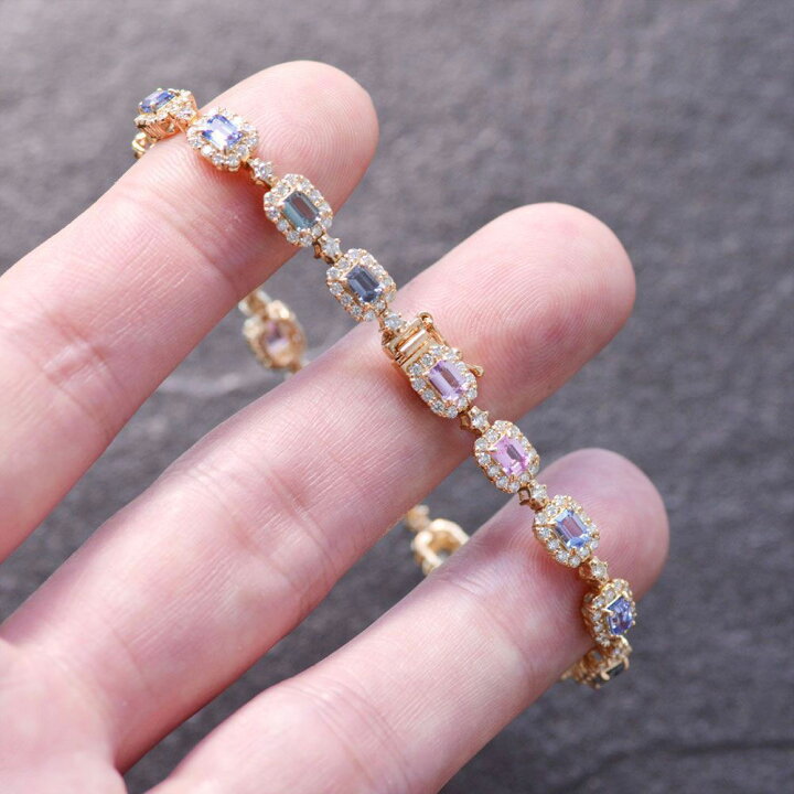 楽天市場】ブレスレット メンズ K18PG 18金 ピンクゴールド エメラルド  