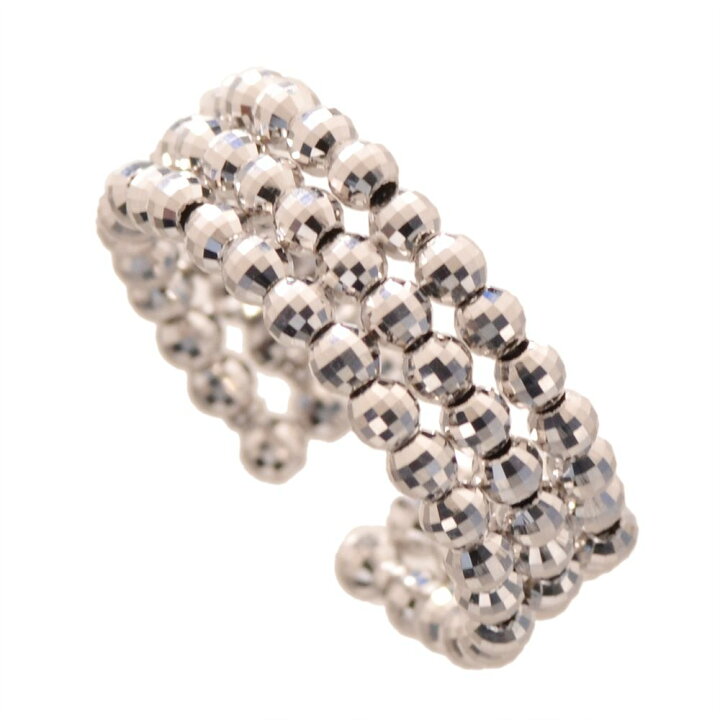 楽天市場】指輪 レディース フリーサイズ プラチナ ミラーボール  