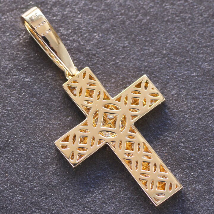 楽天市場】ペンダントトップ メンズ K18 18K 18金 ダイヤモンド 3  