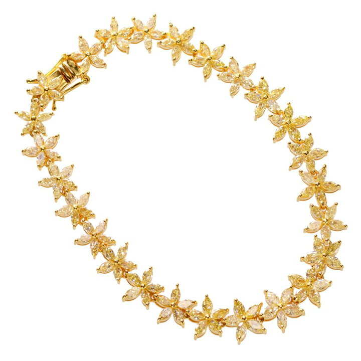 楽天市場】ブレスレット レディース K18 18K 18金 ダイヤモンド 7  