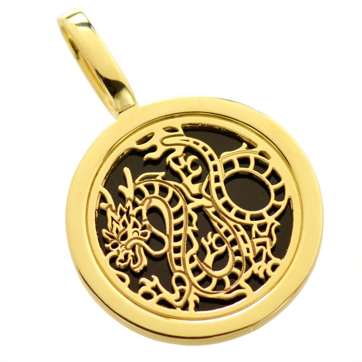 楽天市場】ペンダントトップ メンズ 18金 K18 18K オニキス ペンダント  