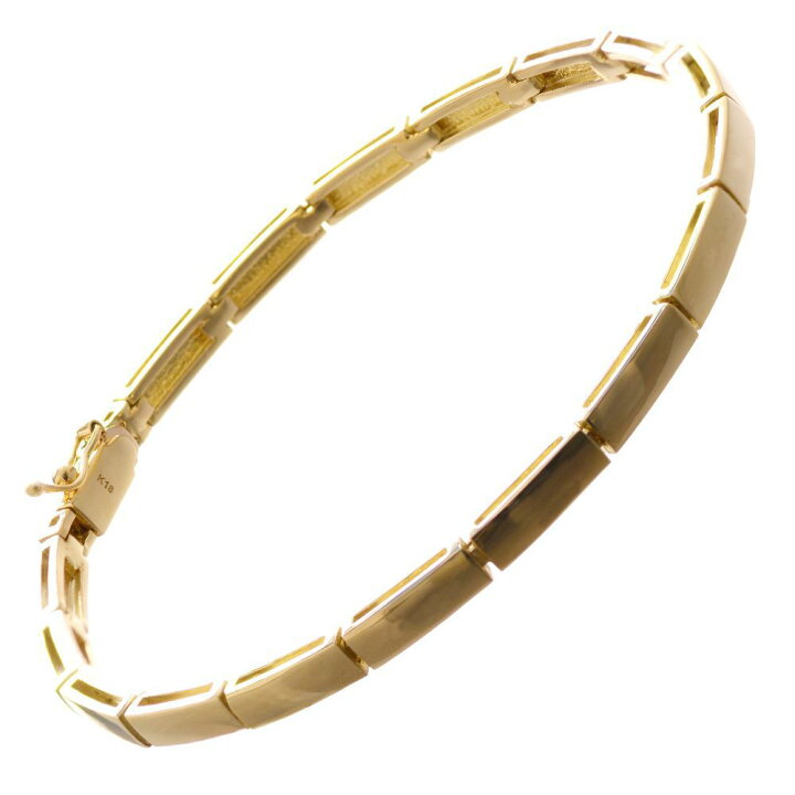 楽天市場】ブレスレット メンズ 18金 K18 18K イエローゴールド 地金  