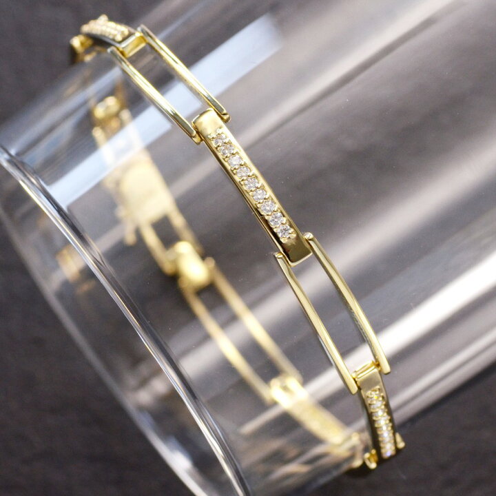 楽天市場】【終了間近☆10％OFFクーポン】ブレスレット メンズ K18 18K 