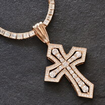楽天市場】クロス ネックレス k18（カラット数3.0ct ～）の通販