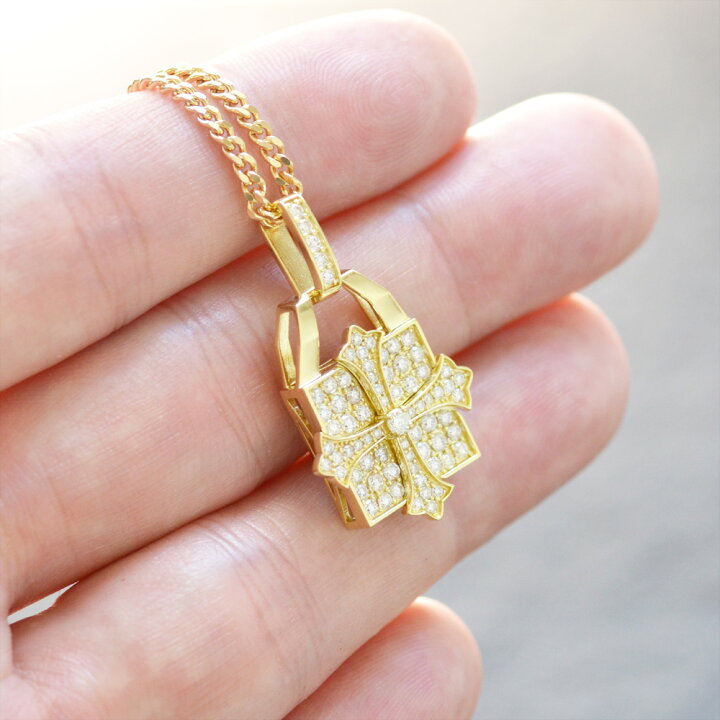 楽天市場】喜平ネックレス 18金 K18 18K ダイヤモンド クロス 十字架  