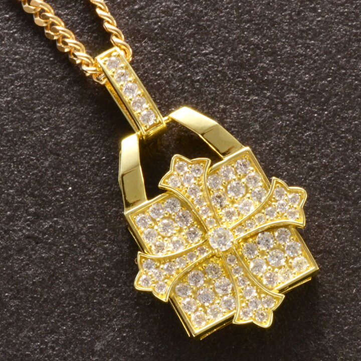 楽天市場】喜平ネックレス 18金 K18 18K ダイヤモンド クロス 十字架  