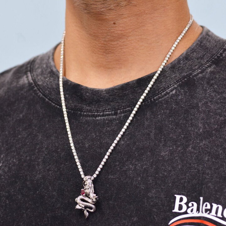 楽天市場】ネックレス メンズ プラチナ ダイヤモンド 12カラット 55cm  