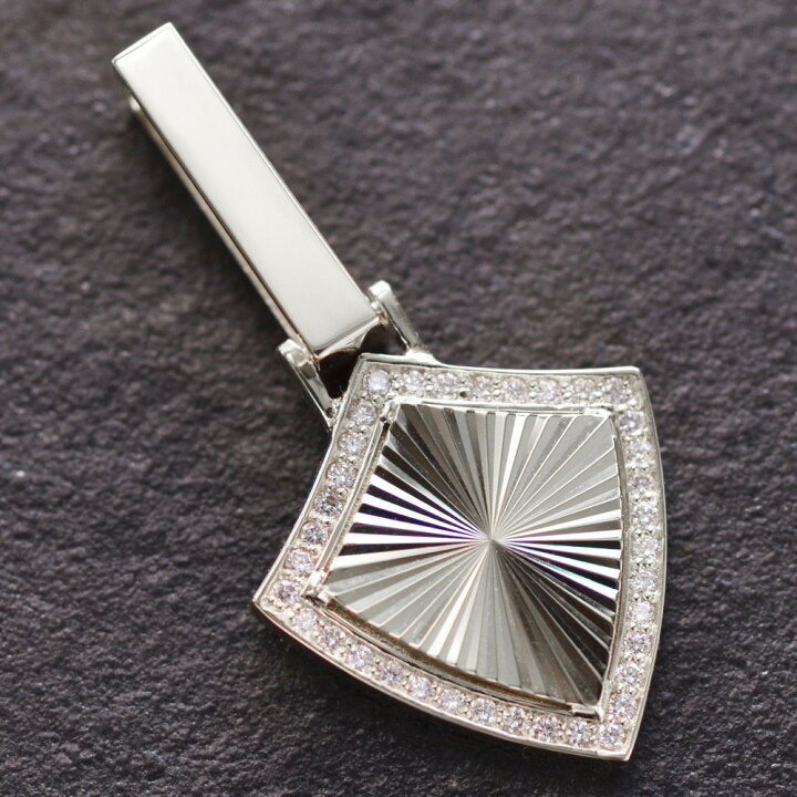 楽天市場】ペンダントトップ 18金 K18 18KWG ダイヤモンド ホワイト  