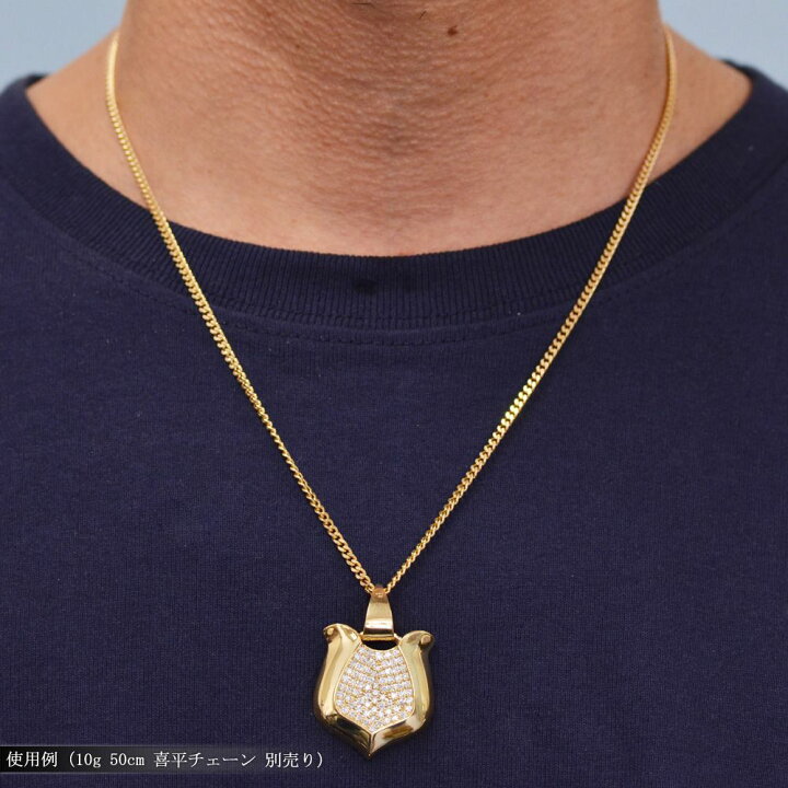 楽天市場】ペンダントトップ メンズ K18 18K 18金 イエローゴールド 
