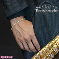楽天市場】ダイヤ テニスブレスレット（メンズジュエリー 