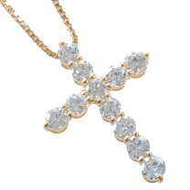 楽天市場】クロス ネックレス k18（カラット数3.0ct ～）の通販