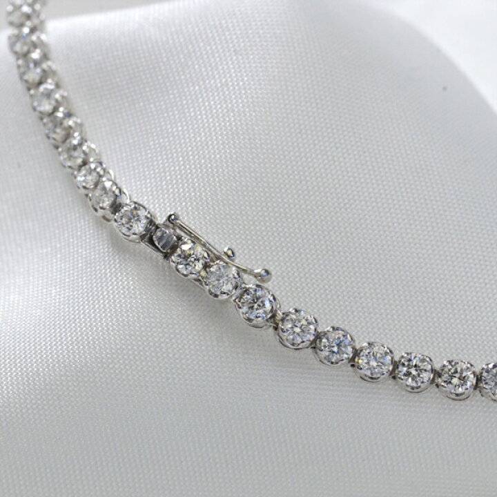 楽天市場】ブレスレット K18WG 18金 ホワイトゴールド ダイヤモンド 3  