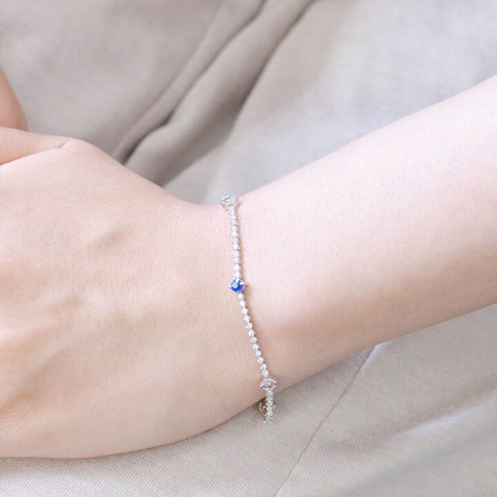 楽天市場】テニスブレスレット レディース アウイナイト ローズカット  