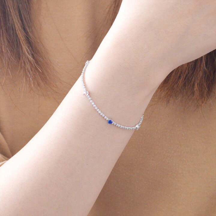 楽天市場】テニスブレスレット レディース アウイナイト ローズカット  