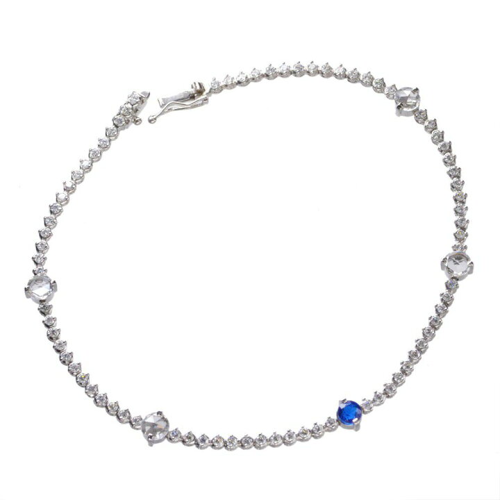 楽天市場】テニスブレスレット レディース アウイナイト ローズカット  