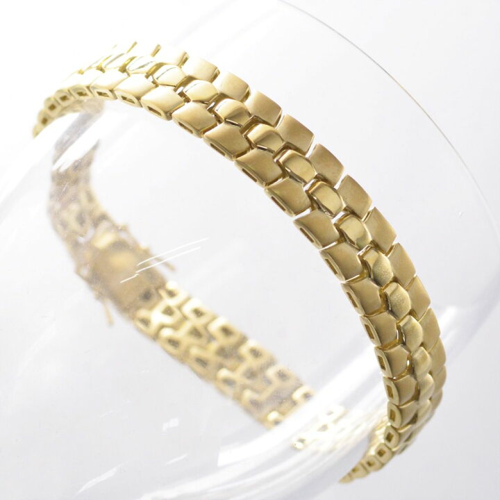 楽天市場 18金 ブレスレット メンズ K18 18k ゴールド メンズブレスレット 幅広 37g 5cm 地金 日本製 刻印入り 男性用 地金 資産価値 御徒町 人気アイテム アクセサリーマート