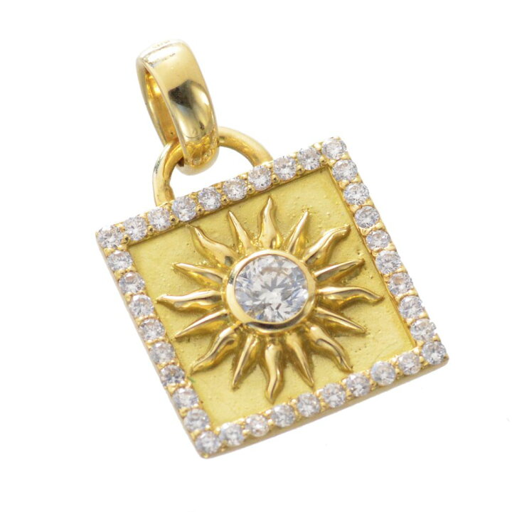 楽天市場】ペンダントトップ メンズ 18金 K18 ゴールド ダイヤモンド  