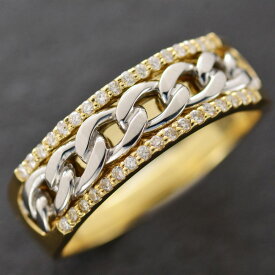 【スーパーSALE★12%OFFクーポン】指輪 メンズリング 18金 喜平リング K18 18K ゴールド プラチナ ダイヤモンド コンビ Pt950 リング 男性 日本製 刻印入り 鑑別書付き ごつい 太め シンプル 30代 40代 50代 【人気アイテム】