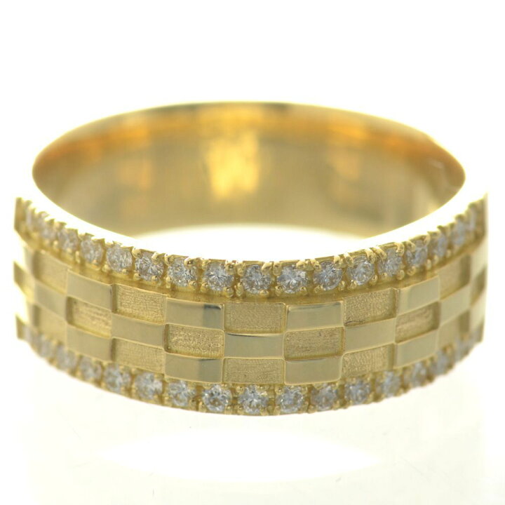 楽天市場】指輪 メンズリング 18金 K18 18K ゴールド ダイヤモンド  