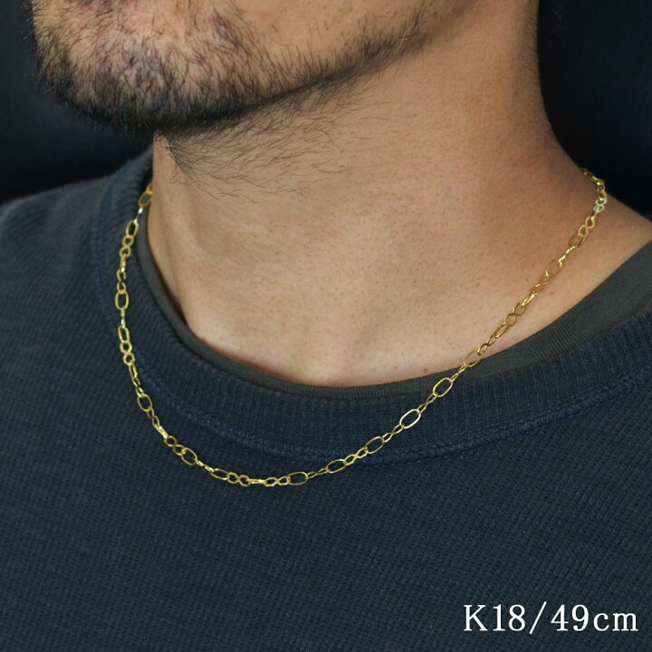楽天市場】【10%OFFクーポン☆マラソン同時開催】K18 18K ネックレス 