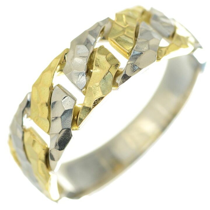 楽天市場】【ポイント10倍】指輪 喜平リング K18 18金 メンズ イエロー  