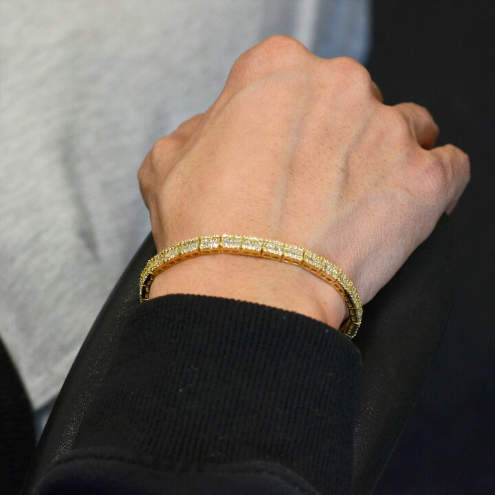 K18 ダイヤブレスレット メンズ 確かめれ 