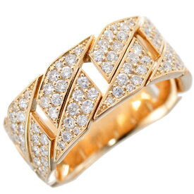 【スーパーSALE★13%OFFクーポン】指輪 メンズリング K18 喜平 リング 18金 ピンクゴールド ダイヤモンド 喜平リング 幅広 刻印入り 男性 日本製 刻印入り ごつい 太め パヴェ 1.4カラット シンプル 30代 40代 50代